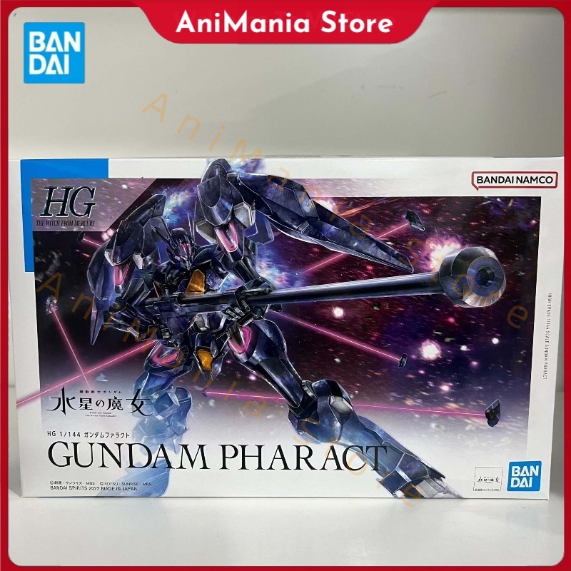 Bandai Model Gundam Hg - バンダイオリジナルガンダムモデルキットアニメフィギュア水星からの魔女 HG ガンダムファラクトアクションフィギュアおもちゃギフト子供のための