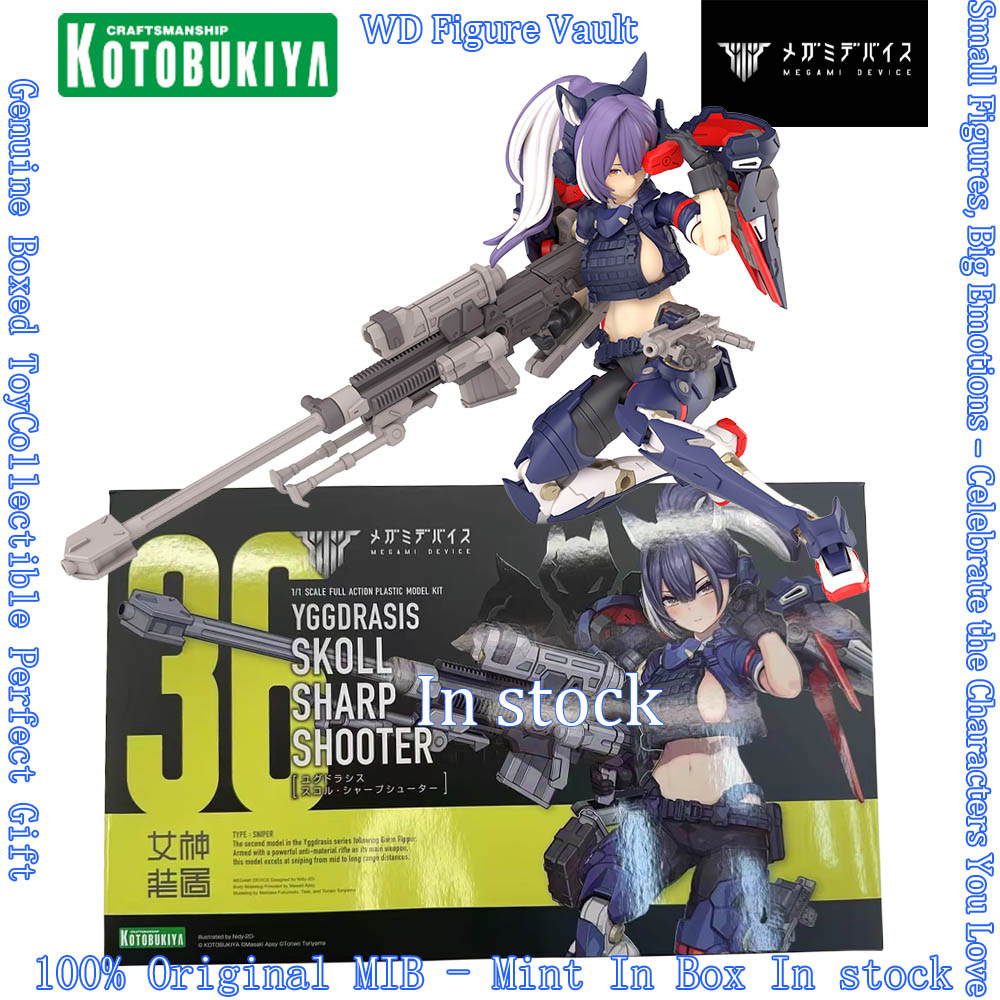Model Kit Waifu - コトブキヤ メガミデバイス YGGDRASIL スカルド: ガンナー フィギュア