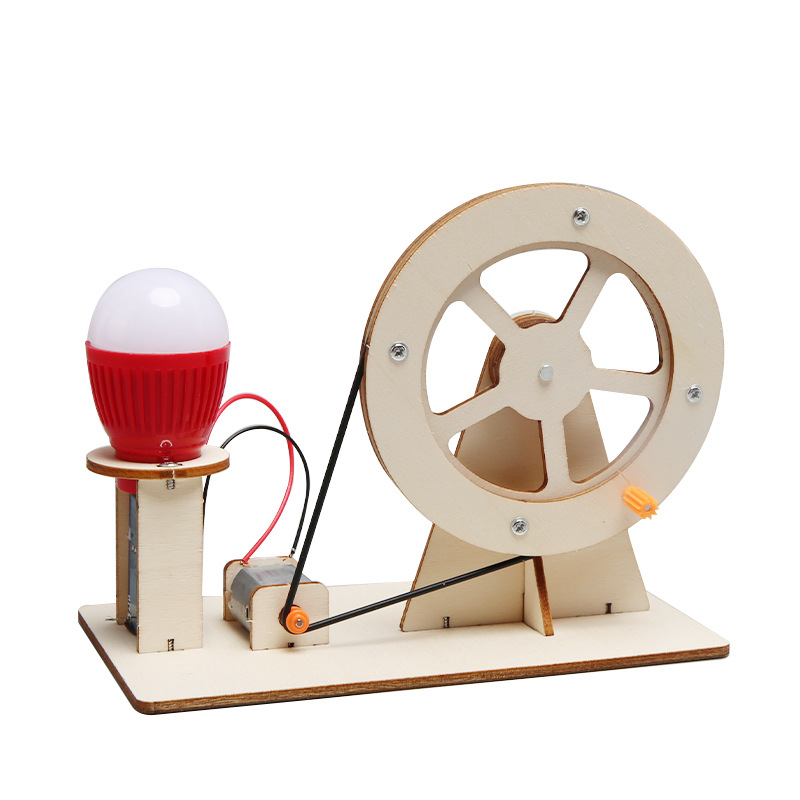 Model Kit Walmart - ミニ DIY ハンドクランク発電機電球 STEM 科学実験キット教育モデル子供のための子供学習プロジェクトギフト
