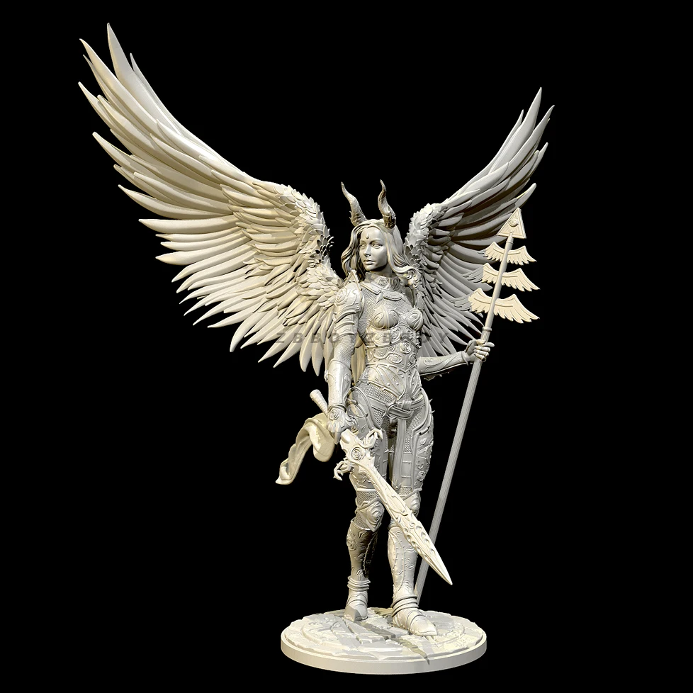 Model Kit Waifu - 3D印刷用レジンモデルキット,男性の身長,無色で自己組織化,38mm, 50mm, 75mm, 90mm, TD-7116