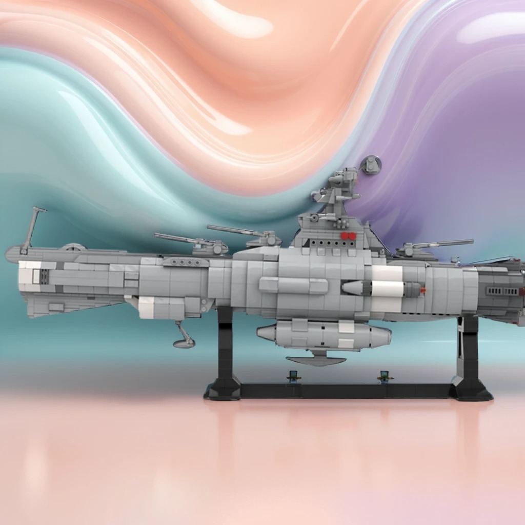 Model Kit Yamato Space - 1347ピース MOC宇宙戦艦ヤマト スターブレイザーズ UNCF ドレッドノート ギャラクシーSFモデル
