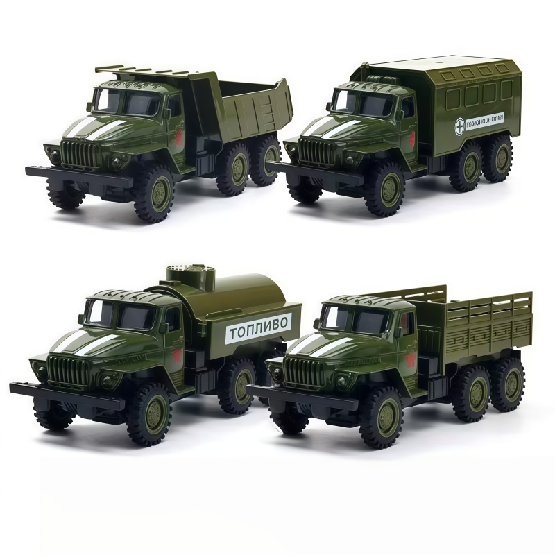 輸送車両の合金製モデルセット、オフロードトラックのリール付き - Model Kit Car のレビューと価格