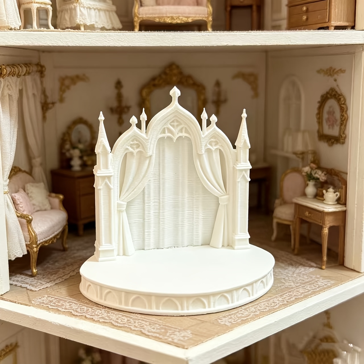 ゴシック城ジオラマプラットフォーム DIY ミニチュアフィギ - Model Kit In Era のレビューと価格