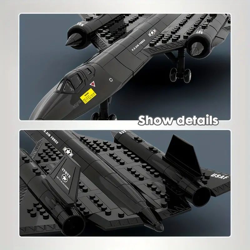軍事 SR-71 ブラックバード偵察航空機宇宙ビルディングブ - Model Kit Ferrari のレビューと価格