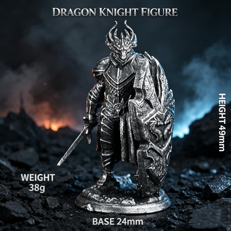 固体白銅金属ミニチュア中世騎士フィギュア卓上ウォーゲームデス - Model Kit In Era のレビューと価格