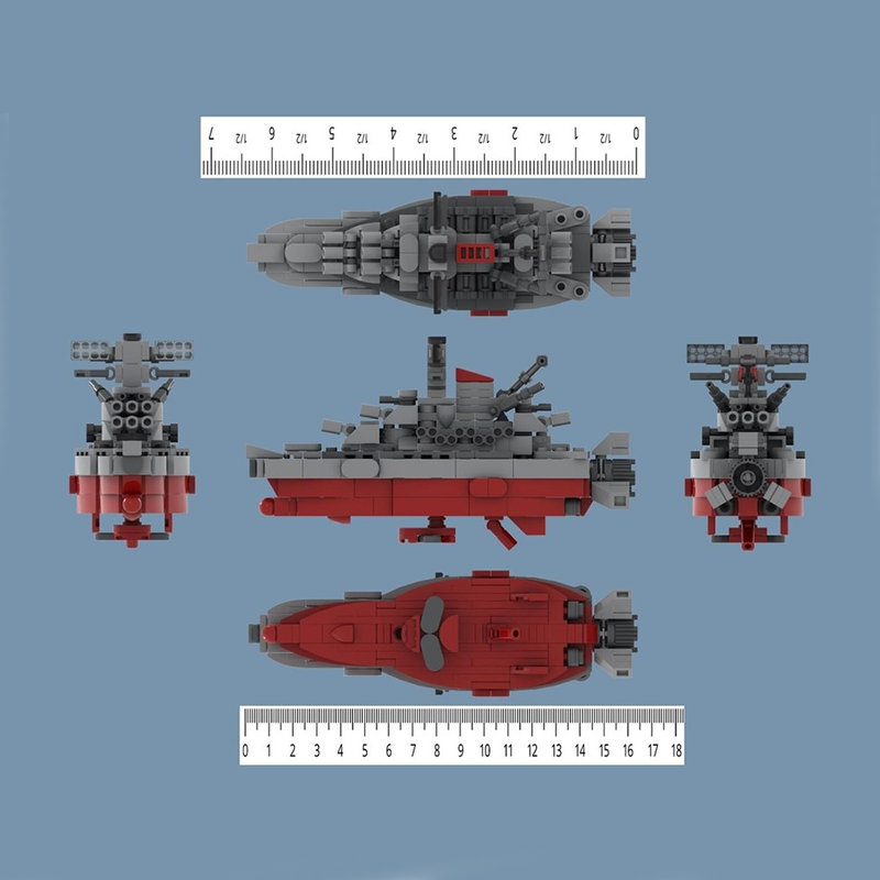 312ピース MOC 宇宙戦艦ヤマト ギャラクシーSFモデル - Model Kit Yamato Space のレビューと価格