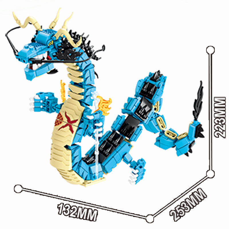 8in1 ワンピースビルディングブロックブルードラゴンカイド - Model Kit Walmart のレビューと価格
