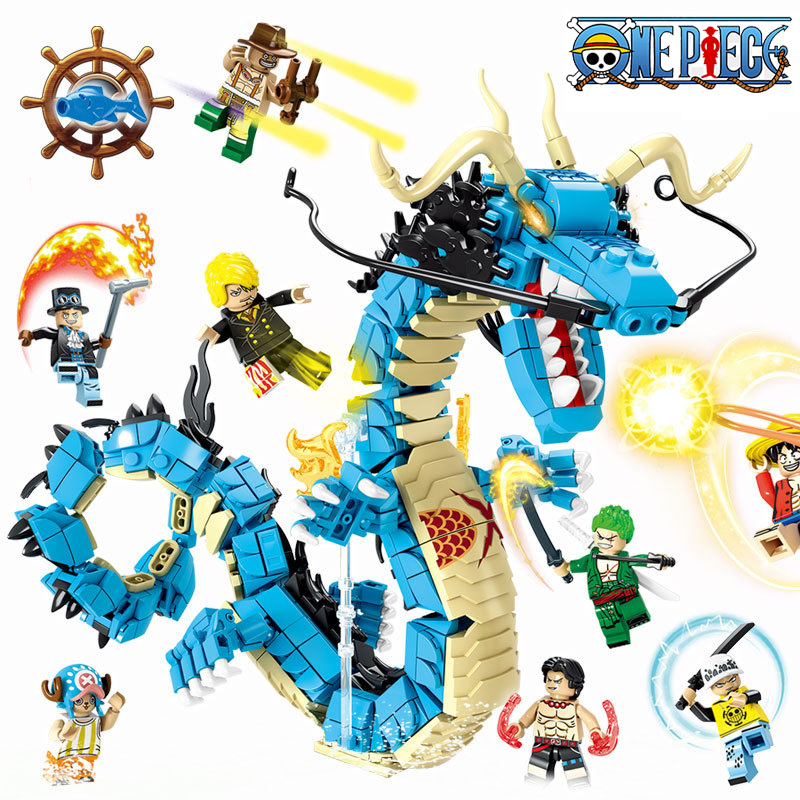 8in1 ワンピースビルディングブロックブルードラゴンカイド - Model Kit Walmart のレビューと価格