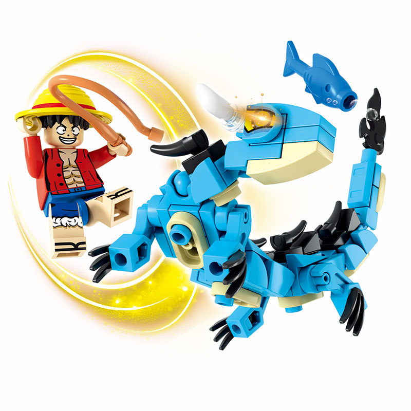 8in1 ワンピースビルディングブロックブルードラゴンカイド - Model Kit Walmart のレビューと価格