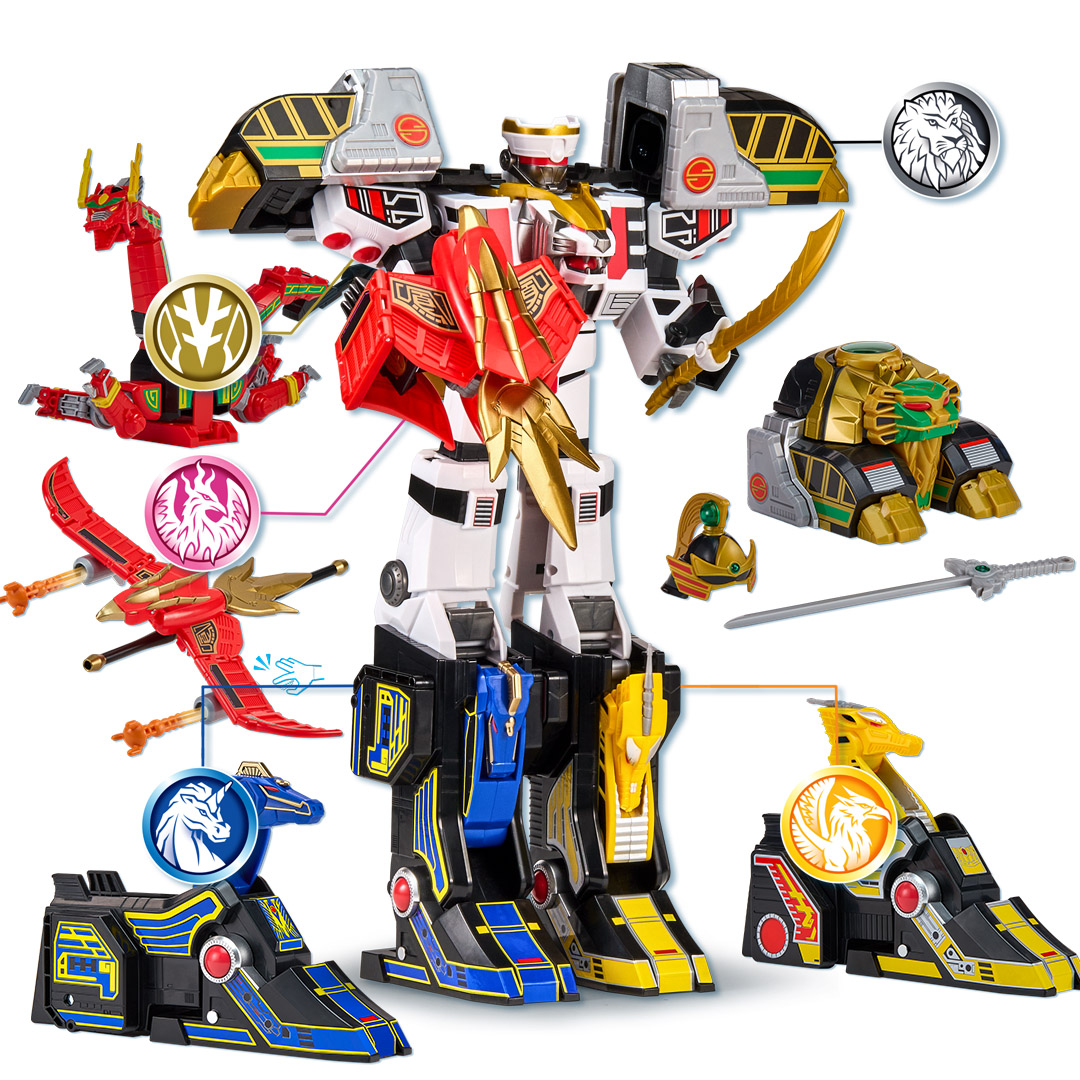プレイメイツ パワーレンジャー メガサンダーゾード アクショ - Model Kit In Era のレビューと価格