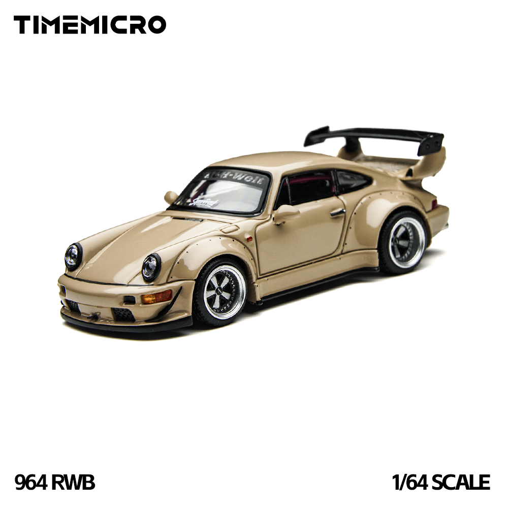 タイムマイクロ1:64 RWB 964 ベージュ ギフトボッ - Model Kit Car のレビューと価格