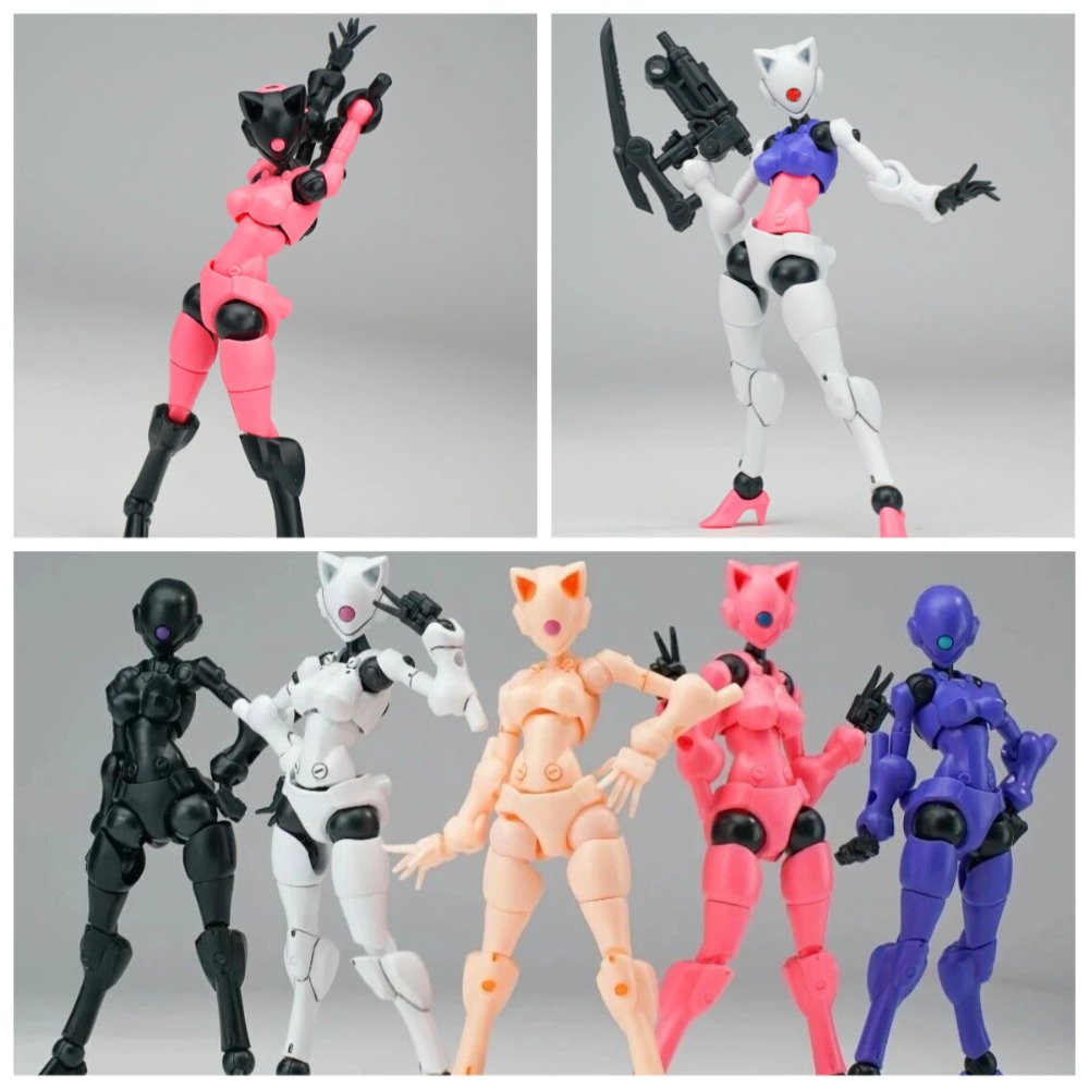 シェイク・メインランド XENODASH 猫娘メカボディ 1 - Model Kit Mecha Girl のレビューと価格
