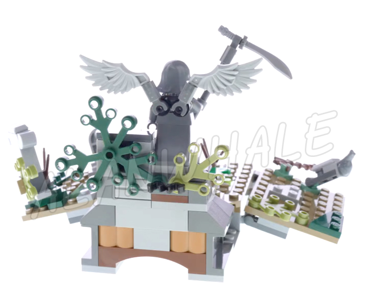 208ピース 魔法使いの世界 ヴォルデの墓地の墓石の台頭 1 - Model Kit Mecha Girl のレビューと価格