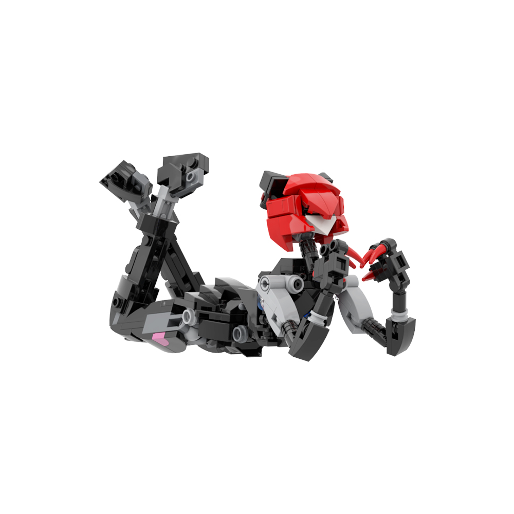 MOC ビルディングブロックおもちゃ - 高度にポーズ変更可 - Model Kit Mecha Girl のレビューと価格