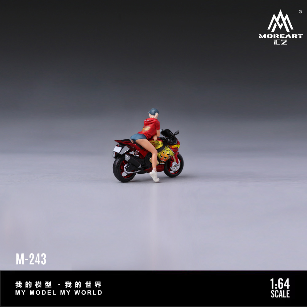 MoreArt 1:64 レジン製モデルバイク ライトニング - Model Kit For Girls のレビューと価格