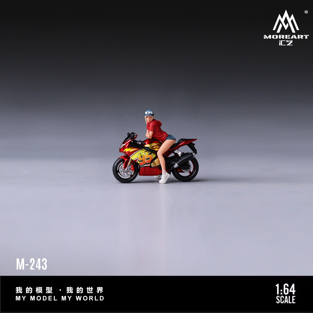 MoreArt 1:64 レジン製モデルバイク ライトニング - Model Kit For Girls のレビューと価格