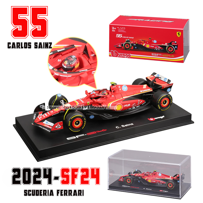 ブバラゴ 1:43 F1 2024 フェラーリ SF24 # - Model Kit Ferrari のレビューと価格